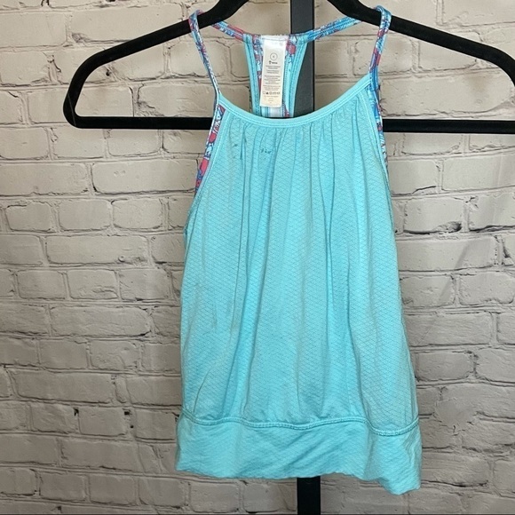 Ivivva By Lululemon Double Dutch Tank Top Blue - Picture 1 of 5